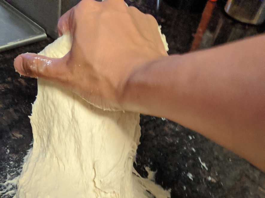 Knead dough