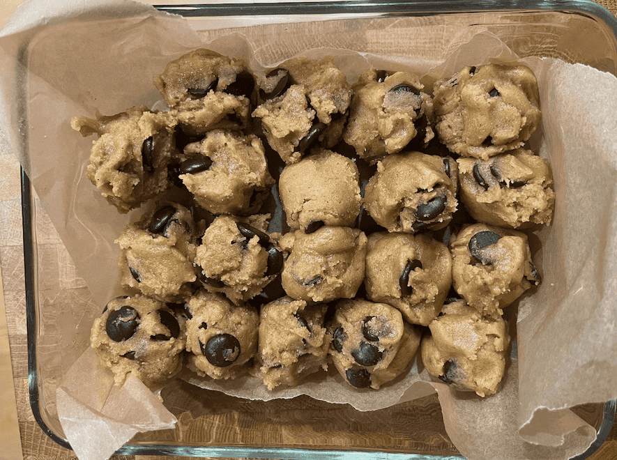 Pre-measure cookie balls