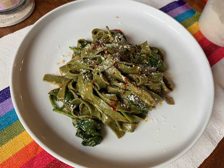 Quick Chili Crisp Pasta