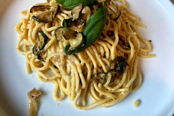 Zucchini Spaghetti alla Nerano
