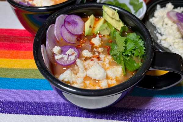 Red Chicken Pozole