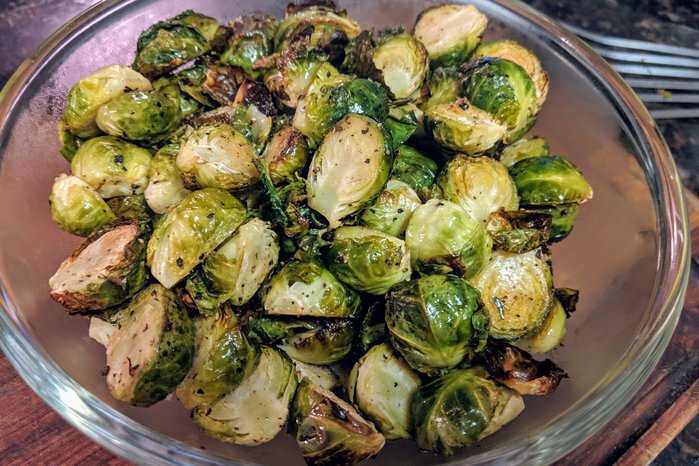 Blackened Brussels Sprouts