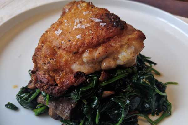 Crispy Roast Chicken Thighs