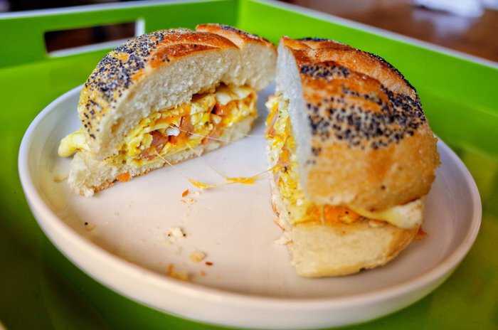 Bodega-style Bacon, Egg, and Cheese Breakfast Sandwich